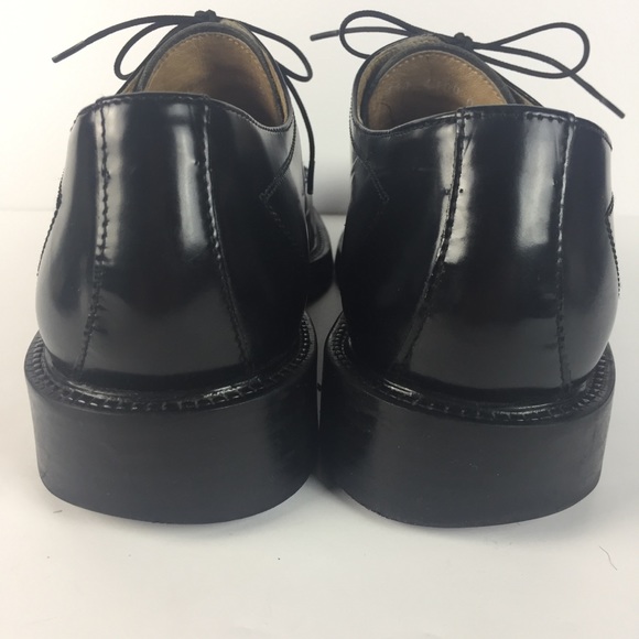 Cable & Co Oxfords Mens Size 9 US Leather Black It - Picture 4 of 7